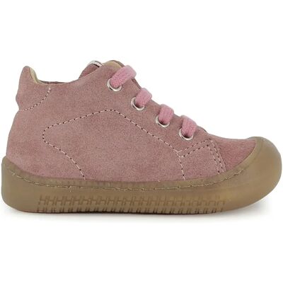 Pom d'Api Bottillons Yaka Walk Velours Rose 20 - Publicité Pom d'Api Bottillons Yaka Walk Velours Rose 20 - Publicité