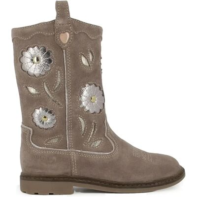 Pom d'Api Bottines Sister Wendy Flo Velours Vieux Rose 29 - Publicité Pom d'Api Bottines Sister Wendy Flo Velours Vieux Rose 29 - Publicité