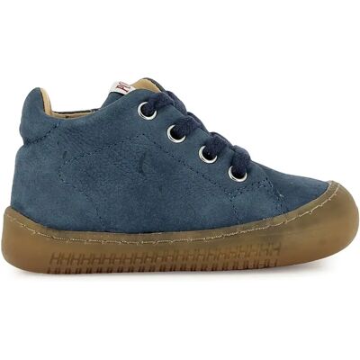 Pom d'Api Botillons Yaka Walk Nubuck Bleu jean 19 - Publicité Pom d'Api Botillons Yaka Walk Nubuck Bleu jean 19 - Publicité