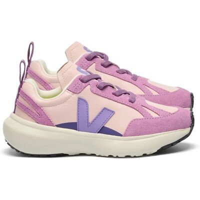 Veja Baskets Lacets Elastiqués Small Canary Light Cuir O.T. Rose 22 - Publicité Veja Baskets Lacets Elastiqués Small Canary Light Cuir O.T. Rose 22 - Publicité