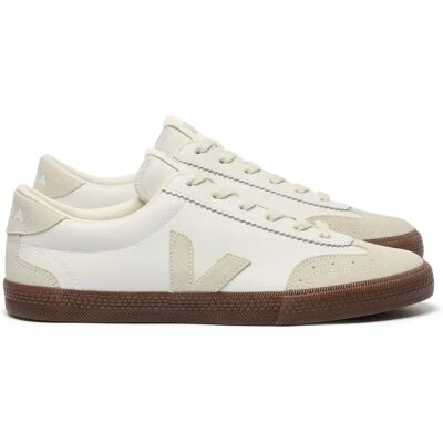 Veja Baskets Volley Cuir O.T. Blanc 36 - Publicité Veja Baskets Volley Cuir O.T. Blanc 36 - Publicité