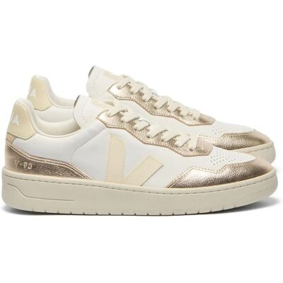 Veja Baskets V-90 Cuir O.T. Bronze 36 - Publicité Veja Baskets V-90 Cuir O.T. Bronze 36 - Publicité