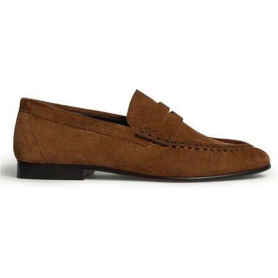 Posa Mocassins Suède Cognac 36 - Publicité Posa Mocassins Suède Cognac 36 - Publicité
