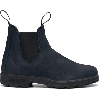 Blundstone Chelsea Boots Suède Waxé Bleu marine 36 - Publicité Blundstone Chelsea Boots Suède Waxé Bleu marine 36 - Publicité
