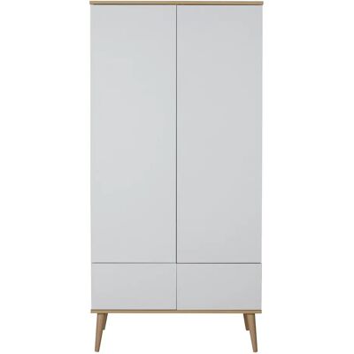 Armoire Quax Flow Blanc & Chêne - Rangement Minimaliste - Publicité Armoire Quax Flow Blanc & Chêne - Rangement Minimaliste - Publicité