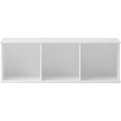 Oliver Furniture Etagère Wood 3x1 horizontale, avec support, à suspendre Blanc taille unique - Publicité Oliver Furniture Etagère Wood 3x1 horizontale, avec support, à suspendre Blanc taille unique - Publicité