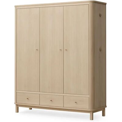 Oliver Furniture Armoire 3 portes Wood Chêne taille unique - Publicité Oliver Furniture Armoire 3 portes Wood Chêne taille unique - Publicité
