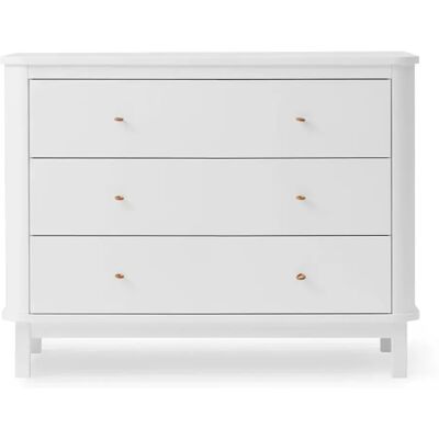 Oliver Furniture Commode Wood 3 tiroirs en chêne Blanc taille unique - Publicité Oliver Furniture Commode Wood 3 tiroirs en chêne Blanc taille unique - Publicité