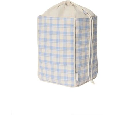 garbo&friends Panier de rangement Plaid Sky Bleu ciel M - Publicité garbo&friends Panier de rangement Plaid Sky Bleu ciel M - Publicité