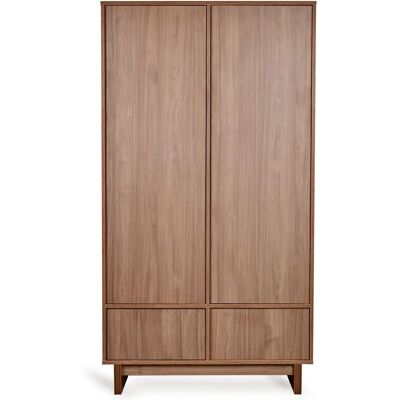 Quax Armoire Kyo Noyer taille unique - Publicité Quax Armoire Kyo Noyer taille unique - Publicité