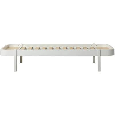 Oliver Furniture Lit Wood Lounger 90x200 cm en chêne Blanc 90x200 - Publicité Oliver Furniture Lit Wood Lounger 90x200 cm en chêne Blanc 90x200 - Publicité