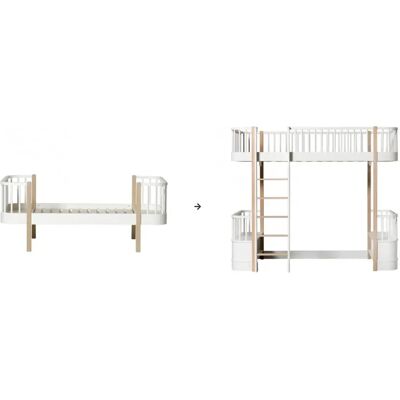 Oliver Furniture Kit de conversion Wood pour Lit/Lit junior en lit mezzanine haut Blanc taille unique - Publicité Oliver Furniture Kit de conversion Wood pour Lit/Lit junior en lit mezzanine haut Blanc taille unique - Publicité