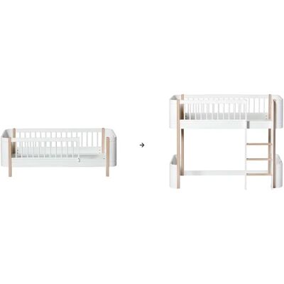 Oliver Furniture Kit de conversion Mini+, lit junior en lit mezzanine Chêne taille unique - Publicité Oliver Furniture Kit de conversion Mini+, lit junior en lit mezzanine Chêne taille unique - Publicité