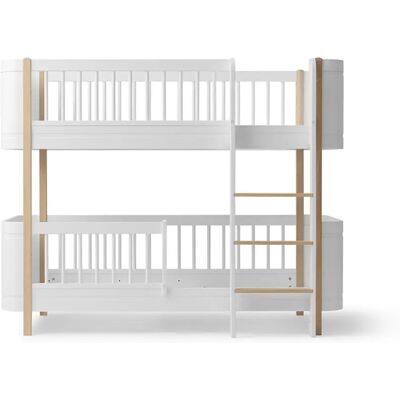 Oliver Furniture Lits superposés mi-hauteur Mini+ Chêne taille unique - Publicité Oliver Furniture Lits superposés mi-hauteur Mini+ Chêne taille unique - Publicité