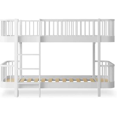 Oliver Furniture Lits superposés mi-haut Wood original Blanc taille unique - Publicité Oliver Furniture Lits superposés mi-haut Wood original Blanc taille unique - Publicité