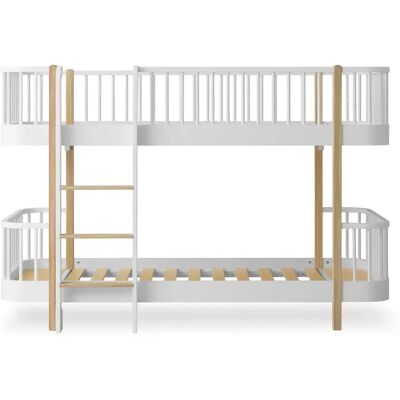 Oliver Furniture Lits superposés mi-haut Wood original Chêne taille unique - Publicité Oliver Furniture Lits superposés mi-haut Wood original Chêne taille unique - Publicité