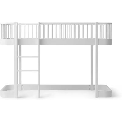 Oliver Furniture Lit mezzanine mi-haut Wood Original 90x200 cm Blanc taille unique - Publicité Oliver Furniture Lit mezzanine mi-haut Wood Original 90x200 cm Blanc taille unique - Publicité