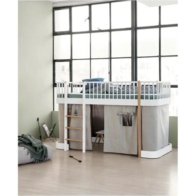 Oliver Furniture Rideau cabane pour lit mezzanine mi-haut/lit superposé Wood Original 138 cm Naturel taille unique - Publicité Oliver Furniture Rideau cabane pour lit mezzanine mi-haut/lit superposé Wood Original 138 cm Naturel taille unique - Publicité