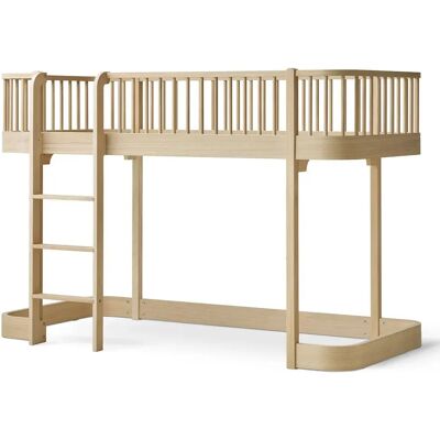 Oliver Furniture Lit mezzanine bas Original, 90x200 cm Chêne taille unique - Publicité Oliver Furniture Lit mezzanine bas Original, 90x200 cm Chêne taille unique - Publicité