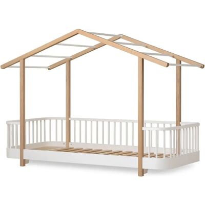 Oliver Furniture Lit Cabane Wood Original Chêne taille unique - Publicité Oliver Furniture Lit Cabane Wood Original Chêne taille unique - Publicité