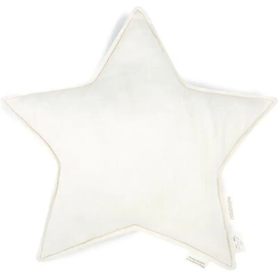Nobodinoz Coussin étoile - Lin Français Blanc taille unique - Publicité Nobodinoz Coussin étoile - Lin Français Blanc taille unique - Publicité
