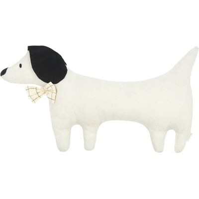 Nobodinoz Coussin Toby le Chien - Lin Français Grège taille unique - Publicité Nobodinoz Coussin Toby le Chien - Lin Français Grège taille unique - Publicité