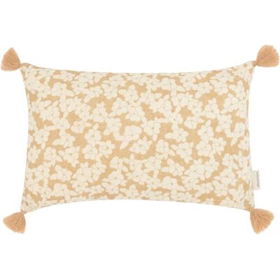 Nobodinoz Coussin à pompons Wabi Sabi Sakura Ocre taille unique - Publicité Nobodinoz Coussin à pompons Wabi Sabi Sakura Ocre taille unique - Publicité