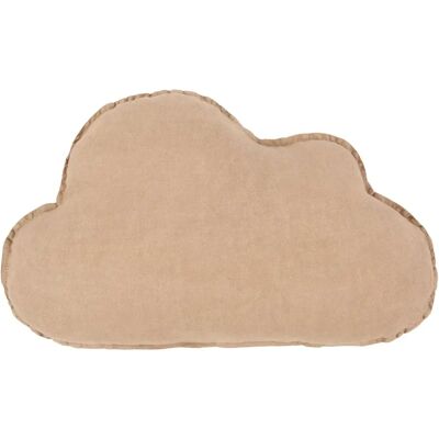 Nobodinoz Coussin Nuage - Lin Français Sésame taille unique - Publicité Nobodinoz Coussin Nuage - Lin Français Sésame taille unique - Publicité