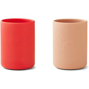 Liewood Gobelets Ethan en silicone - Set de 2 Rouge taille unique - Publicité Liewood Gobelets Ethan en silicone - Set de 2 Rouge taille unique - Publicité