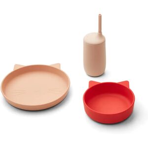 Liewood Set assiette, bol et gobelet avec paille Nathan en silicone Rouge taille unique - Publicité Liewood Set assiette, bol et gobelet avec paille Nathan en silicone Rouge taille unique - Publicité