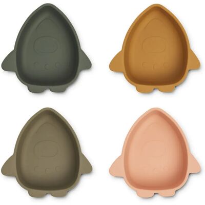 Liewood Bols en silicone Iggy - Set de 4 Multicolore taille unique - Publicité Liewood Bols en silicone Iggy - Set de 4 Multicolore taille unique - Publicité