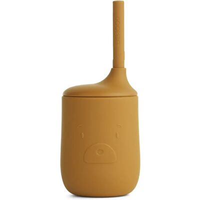 Liewood Gobelet avec paille Ellis en silicone Caramel taille unique - Publicité Liewood Gobelet avec paille Ellis en silicone Caramel taille unique - Publicité
