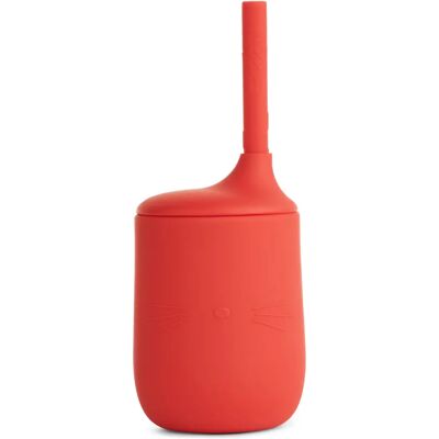 Liewood Gobelet avec paille Ellis en silicone Rouge taille unique - Publicité Liewood Gobelet avec paille Ellis en silicone Rouge taille unique - Publicité