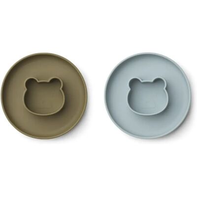 Liewood Assiettes Gordon - Set de 2 Multicolore taille unique - Publicité Liewood Assiettes Gordon - Set de 2 Multicolore taille unique - Publicité