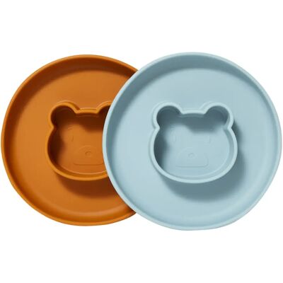 Liewood Assiettes Gordon - Set de 2 Bleu taille unique - Publicité Liewood Assiettes Gordon - Set de 2 Bleu taille unique - Publicité
