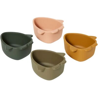 Liewood Bols Malene en silicone - Set de 4 Multicolore taille unique - Publicité Liewood Bols Malene en silicone - Set de 4 Multicolore taille unique - Publicité
