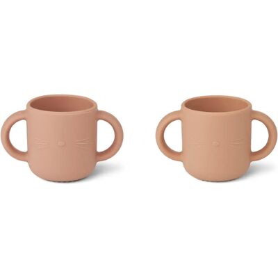 Liewood Gobelets Gene en silicone - Set de 2 Rose taille unique - Publicité Liewood Gobelets Gene en silicone - Set de 2 Rose taille unique - Publicité