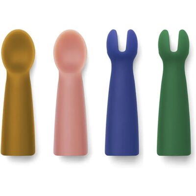 Liewood Couverts bébé Terra en silicone Vert taille unique - Publicité Liewood Couverts bébé Terra en silicone Vert taille unique - Publicité