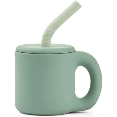 Liewood Tasse paille Jenna en silicone Vert Menthe taille unique - Publicité Liewood Tasse paille Jenna en silicone Vert Menthe taille unique - Publicité