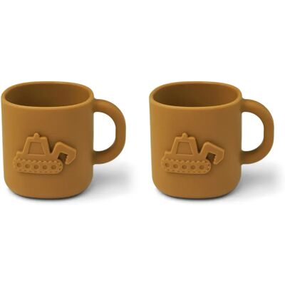 Liewood Tasses en silicone Chaves - Set de 2 Golden caramel taille unique - Publicité Liewood Tasses en silicone Chaves - Set de 2 Golden caramel taille unique - Publicité