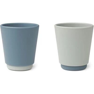 Liewood Gobelets Rachel en silicone - Set de 2 Bleu taille unique - Publicité Liewood Gobelets Rachel en silicone - Set de 2 Bleu taille unique - Publicité
