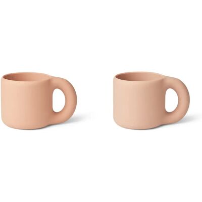 Liewood Mugs Kylie en silicone - Set de 2 Rose taille unique - Publicité Liewood Mugs Kylie en silicone - Set de 2 Rose taille unique - Publicité