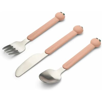 Liewood Couverts en inox Tove - Set de 3 Peach/Pale tuscany multi mix taille unique - Publicité Liewood Couverts en inox Tove - Set de 3 Peach/Pale tuscany multi mix taille unique - Publicité