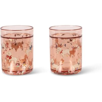 Konges Sløjd Gobelets glitter Woof - Set de 2 Rose taille unique - Publicité Konges Sløjd Gobelets glitter Woof - Set de 2 Rose taille unique - Publicité