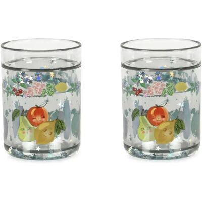 Konges Sløjd Gobelets glitter Fruity - Set de 2 Multicolore taille unique - Publicité Konges Sløjd Gobelets glitter Fruity - Set de 2 Multicolore taille unique - Publicité