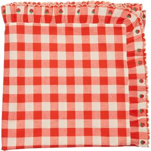 Emile et Ida Nappe carrée brodée Rouge taille unique - Publicité Emile et Ida Nappe carrée brodée Rouge taille unique - Publicité
