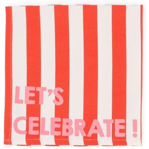 Rose in April Serviettes de table Joséphine Let's Celebrate - Set de 2 Rouge 45x45 - Publicité Rose in April Serviettes de table Joséphine Let's Celebrate - Set de 2 Rouge 45x45 - Publicité
