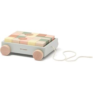 Kids Concept Edvin Wagon Multicolore avec Blocs - Publicité Kids Concept Edvin Wagon Multicolore avec Blocs - Publicité
