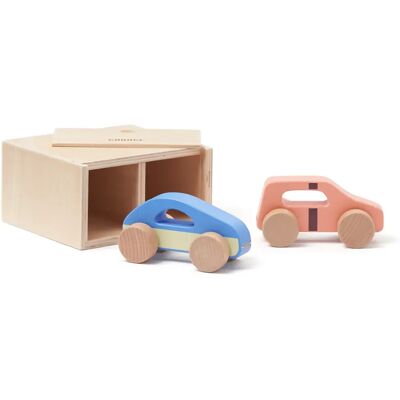 Voitures en Bois Kid's Concept avec Garage - AIDEN 2-pack - Publicité Voitures en Bois Kid's Concept avec Garage - AIDEN 2-pack - Publicité
