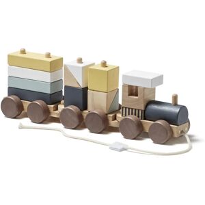 Kid's Concept Train avec cubes empilables en bois Multicolore taille unique - Publicité Kid's Concept Train avec cubes empilables en bois Multicolore taille unique - Publicité